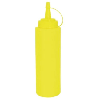 YELLOW SQUEEZY SAUCE BOTTLE 24OZ