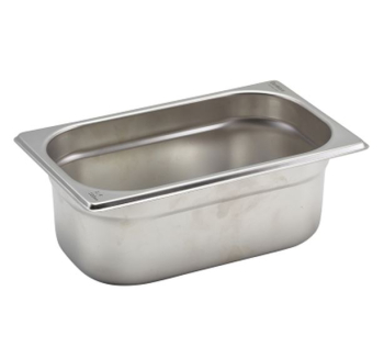 Stainless Steel GASTRONORM PAN GN 1/4 100MM DEEP