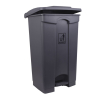 87L POLYPROP PEDAL BIN SINGLE GREY   103434