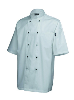 SUPERIOR SHORT SLEEVE CHEF JACKET WHITE  XLARGE