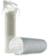 WHITE COTTON WOOL PADS EMBOSSED INNER BAG 100