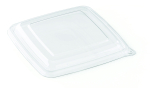 SABERT SQUARE rPET LID FOR CONTAINERS 9.25 x 9.25"