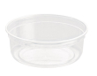 ROUND CLEAR DELI POT 8OZ