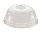 DOMED LID CLEAR 10OZ WITH HOLE FSL81D-PB