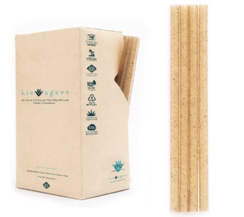 AGAVE COCKTAIL STRAW 150MM (5.9Inch) BIODEGRADABLE X250