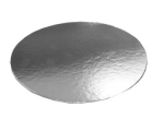 ROUND SILVER CAKE BOARD 10" 1.5MM THICKNESS X100
