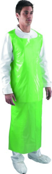 PLASTIC APRONS GREEN - ON A ROLL