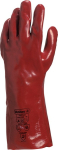 GAUNTLET GLOVES RED 14" XL X1 SIZE 10 EXTRA LARGE DF057