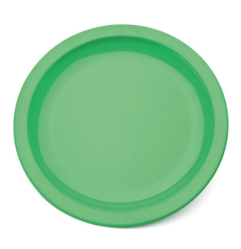 NARROW RIMMED PLATE 23CM EMERALD GREEN