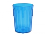 COPOLYESTER FLUTED TUMBLER 9OZ TRANS BLUE T19-69
