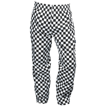 Black & White Check Baggies Trousers