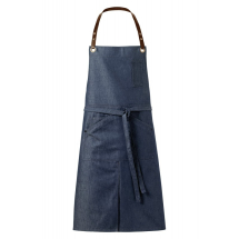 BRAGARD BENJY DENIM UNISEX APRON WITH BIB 90CM LENGTH