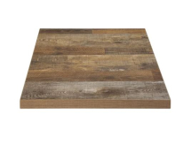 PRE-DRILLED SQUARE TABLE TOP URBAN DARK 700MM BOLERO