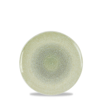 HARVEST GRAIN SPECKLED GREEN ORGANIC COUPE PLATE 29.5CM