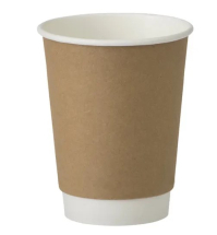 8OZ DOUBLE WALL SMOOTH KRAFT CUP X1000