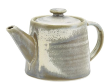 TERRA PORCELAIN MATT GREY TEAPOT 50CL/17.6OZ