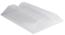 SANDWICH PLATTER RECTANGULAR CLEAR LID