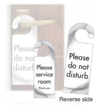DO NOT DISTURB AND PLEASE SERVICE ROOM SIGN X10