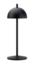 BLACK ANTIGUA LED LAMP 30CM CORDLESS