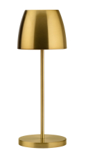 BRUSHED GOLD MONTSERRAT LAMP LED CORDLESS 30CM