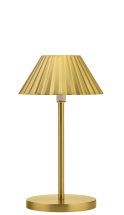 BRUSHED GOLD ARUBA LAMP 23CM LED CORDLESS